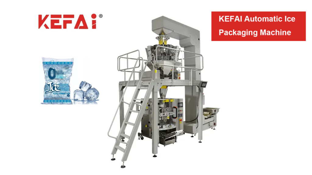 KEFAI automatisk flerhodevekt VFFS pakkemaskin ICE Cube