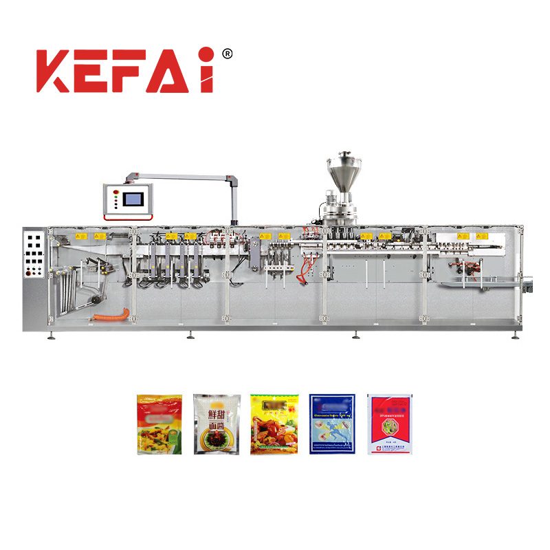KEFAI Granule HFFS Flat Side Seal Bag Pakkemaskin